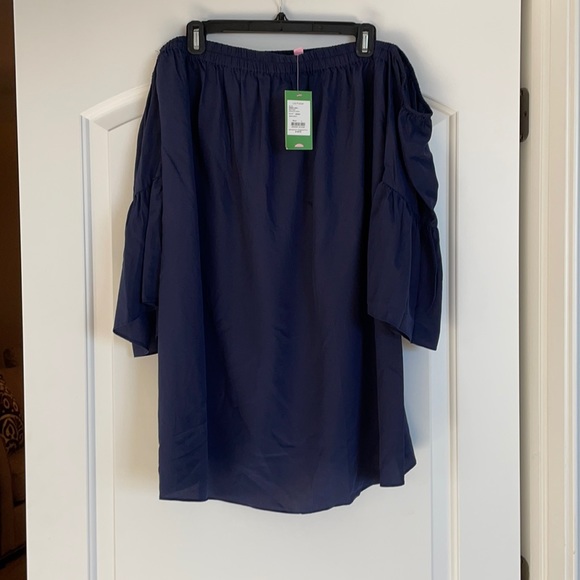 NWT Lilly Pulitzer size Large sanilla silk dress - Picture 2 of 4